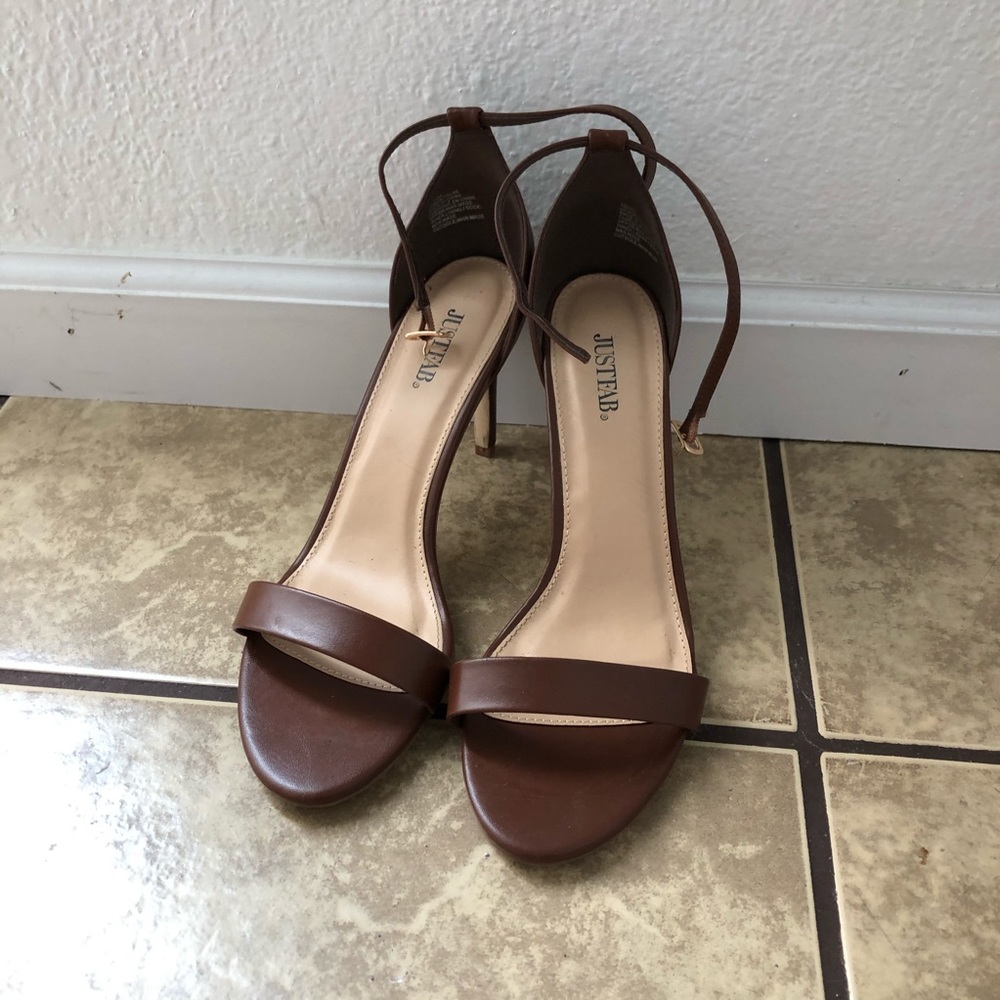 JustFab Strappy Heels